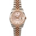 Rolex Diamond Datejust 116231 Two Tone Everose Jubilee WE00410